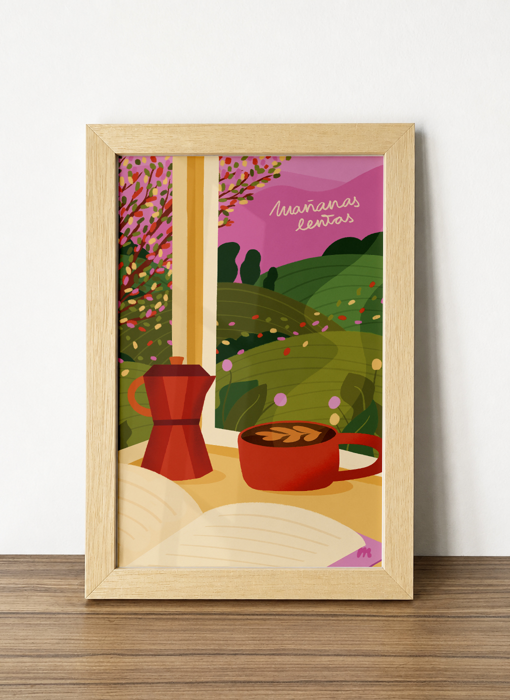 Print Gu&iacute;a de caf&eacute; en tama&ntilde;o 20x30 cm